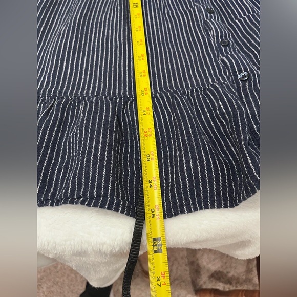 Universal Thread Navy and White Striped Sleeveless Dress - Small - Picture 3 of 5